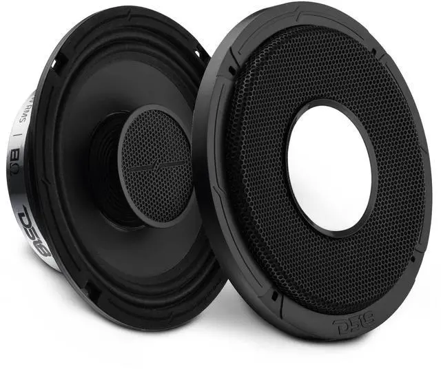 Main image of PRO-HY8MSL 8" Shallow Hybrid Mid-Range Car Audio Loudspeaker with Built-in Driver and Grill Included 400W Max 200W RMS 8 Ohms (1 Speaker)