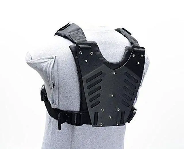 Alt view image 2 of 4 - Medusa MED 100 Adjustable Body Vest for GoPro & DSLR with Friction Arm Front & Back Camera Mounting Plates, Extra Accessories Support