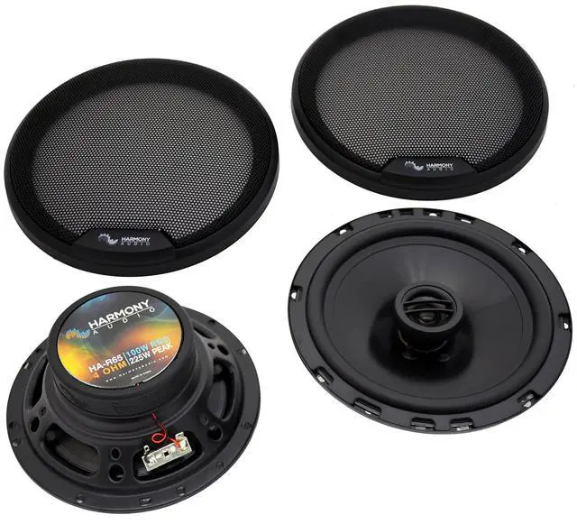 Alt view image 3 of 4 - HA-R5 Compatible with Chevy Silverado Pickup 1999-2006 Car Stereo Rhythm Series 5.25" Replacement 225W Speakers, HA-R46 4x6 120W Speakers and HA-724568 SpeakerHarness