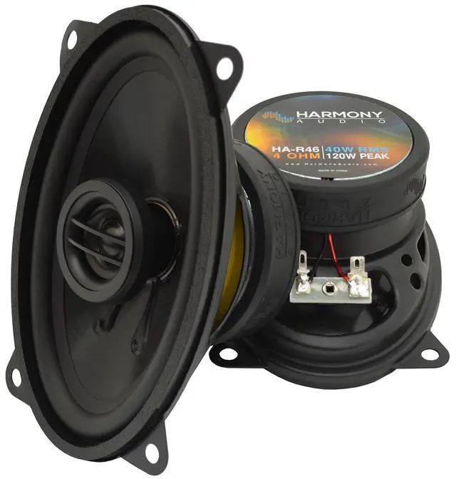 Alt view image 4 of 4 - HA-R5 Compatible with Chevy Silverado Pickup 1999-2006 Car Stereo Rhythm Series 5.25" Replacement 225W Speakers, HA-R46 4x6 120W Speakers and HA-724568 SpeakerHarness
