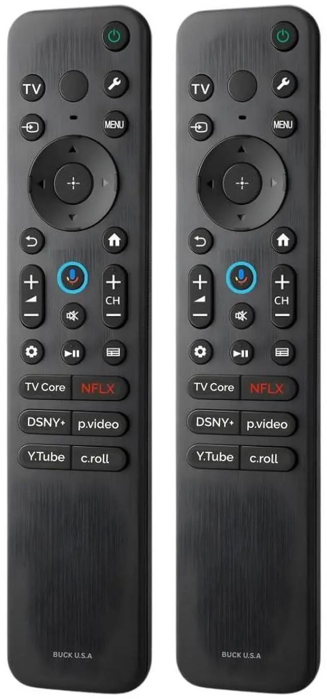 Main image of 2 Pack RMF-TX920U Remote Control Compatible with Sony Bravia Voice Control, Easy Setup Works with Bravia Google TV Models X90J, X95J, A80J, A90J, A95K, A95L, Z9J, X90K, X90L