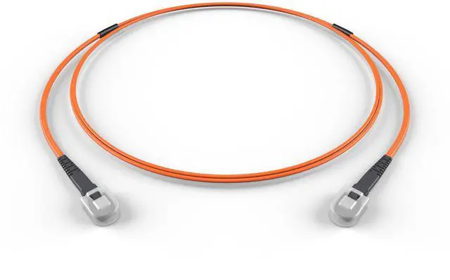 Main image of FiberCablesDirect OM1 Multimode Fiber Patch Cable | Length Options 0.5M300M | MTRJ MTRJ | 20M (65.62ft) | Duplex 62.5/125µm | 1Gb Ethernet | Orange OFNR PVC