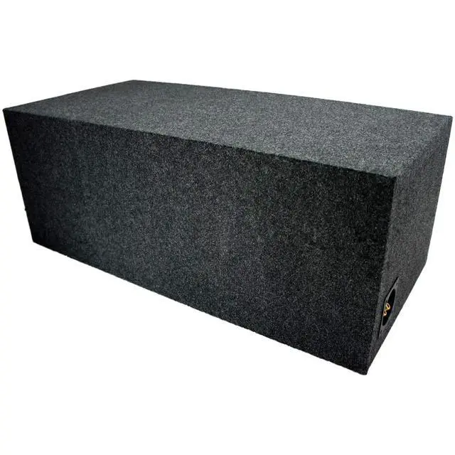 Alt view image 3 of 5 - Dual 12" Sub Box Ported Vented Subwoofer Enclosure MDF Car Audio Stereo System