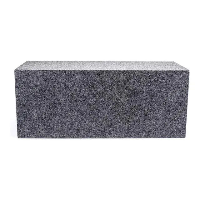 Alt view image 3 of 4 - QPower 12 Inch Heavy Duty Dual Sealed Carpet Covered Car Audio Vehicle Subwoofer Enclosure Woofer Box with Spring Loaded Terminals, Charcoal Gray
