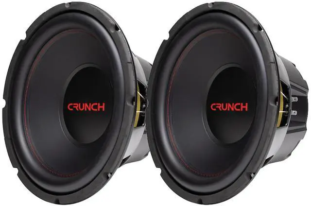 Main image of CRW12D4 12 Inch 800 Watt RMS 4 Ohm Dual Voice Coil Car Audio Subwoofer Speakers with Spade Terminals for Sealed or Vented Enclosure (2 Pack)