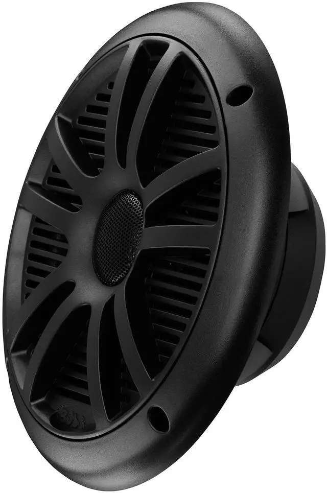 Alt view image 4 of 6 - BOSS 6.5" 360W Dual Cone Black Marine Boat Outdoor Audio Speakers, 4pk | MR6B