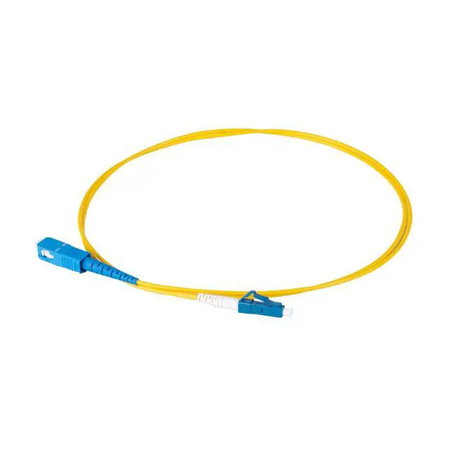 Alt view image 2 of 2 - 6-Pack 7 Meter SC/UPC to LC/UPC Slim Simplex Riser OFNR Fiber Patch Cable, Corning SMF-28 Singlemode 9/125um Ultra Fiber, OS1/OS2 Compatible