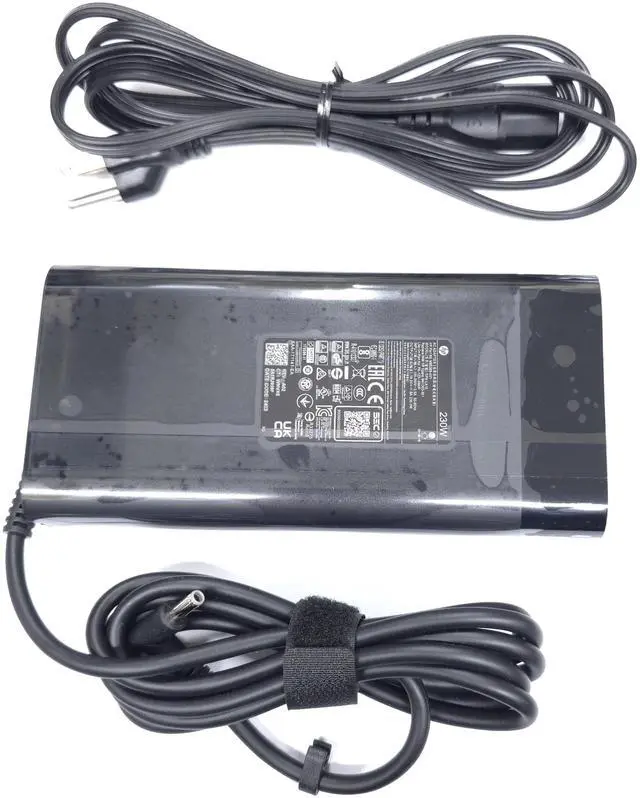 Alt view image 2 of 4 - 230W 19.5V 11.8A 4.5mm Grey Tip AC Adapter for Omen 15 16, OMEN Transcend, Victus 16 by Gaming Laptop ZBook Fury 16 G8 G9 G10, M85389-001, TPN-LA10, M41303-001, PA1231-08