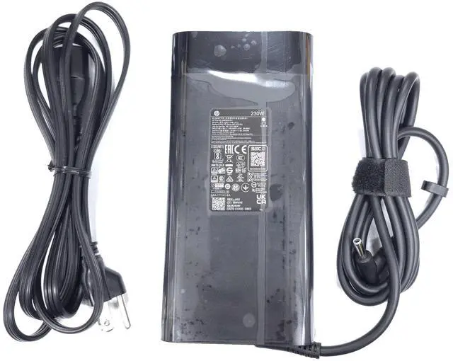 Alt view image 4 of 4 - 230W 19.5V 11.8A 4.5mm Grey Tip AC Adapter for Omen 15 16, OMEN Transcend, Victus 16 by Gaming Laptop ZBook Fury 16 G8 G9 G10, M85389-001, TPN-LA10, M41303-001, PA1231-08