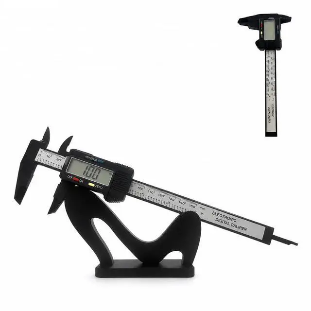 Alt view image 2 of 7 - Digital Caliper, 0-6" Calipers Measuring Tool, Electronic Micrometer Caliper with Auto-Off, Inch/Millimeter Conversion, Includes 2 * 3D Printed Holders & 1 * 3D Printed Center Line Gage Set