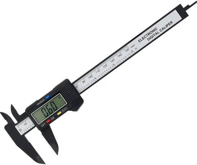 Main image of Digital Caliper, 0-6 inches Caliper with Large LCD Screen, Auto - Off Feature, Inch and Millimeter Conversion Measuring Tool, Perfect for Household/DIY/Jewelry Measurment