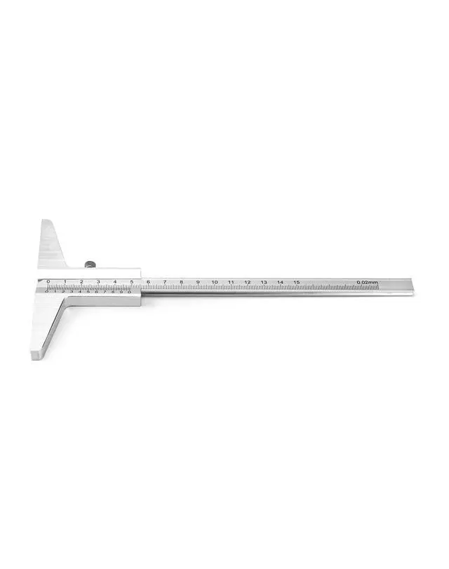 Alt view image 3 of 7 - Depth Vernier Caliper, 0-150mm Aluminum Micrometer Gauge Measuring Tool, -0.02 Accuracy, 1 Pack