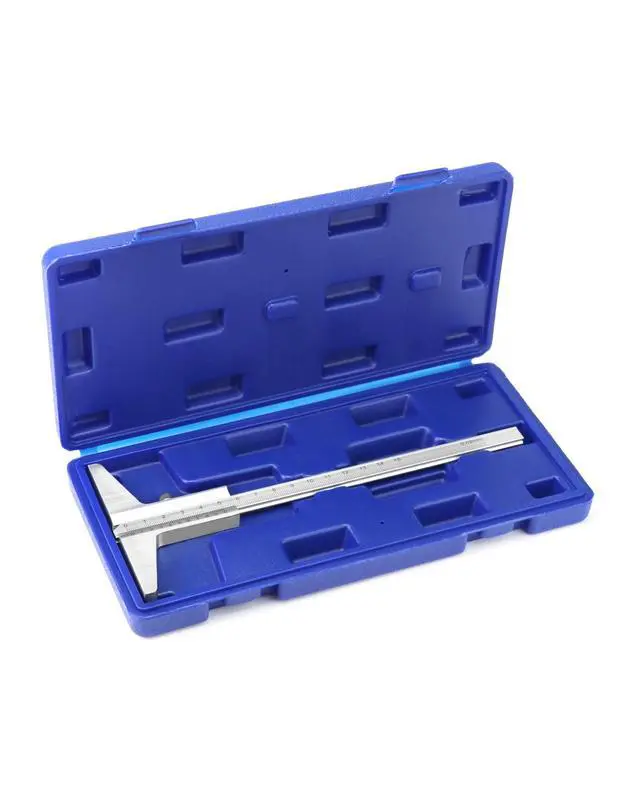 Alt view image 4 of 7 - Depth Vernier Caliper, 0-150mm Aluminum Micrometer Gauge Measuring Tool, -0.02 Accuracy, 1 Pack