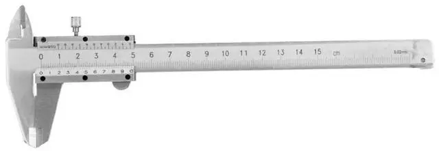Alt view image 3 of 7 - 6IN Vernier Caliper,Carbon Steel Metric 0-150mm Manual Micrometer Caliper,0.02mm Accuracy Measuring Tool for Inside,Outside,Depth & Step Size
