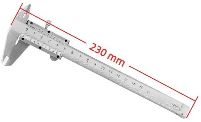 Alt view image 5 of 7 - 6IN Vernier Caliper,Carbon Steel Metric 0-150mm Manual Micrometer Caliper,0.02mm Accuracy Measuring Tool for Inside,Outside,Depth & Step Size