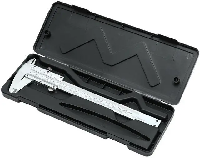 Main image of (R) 0-6inch/0-150mm Vernier Caliper Imperial & Metric Measuring Tool, Carbon Steel Manual Non Digital Caliper, +/-0.001in/0.02mm Accuracy