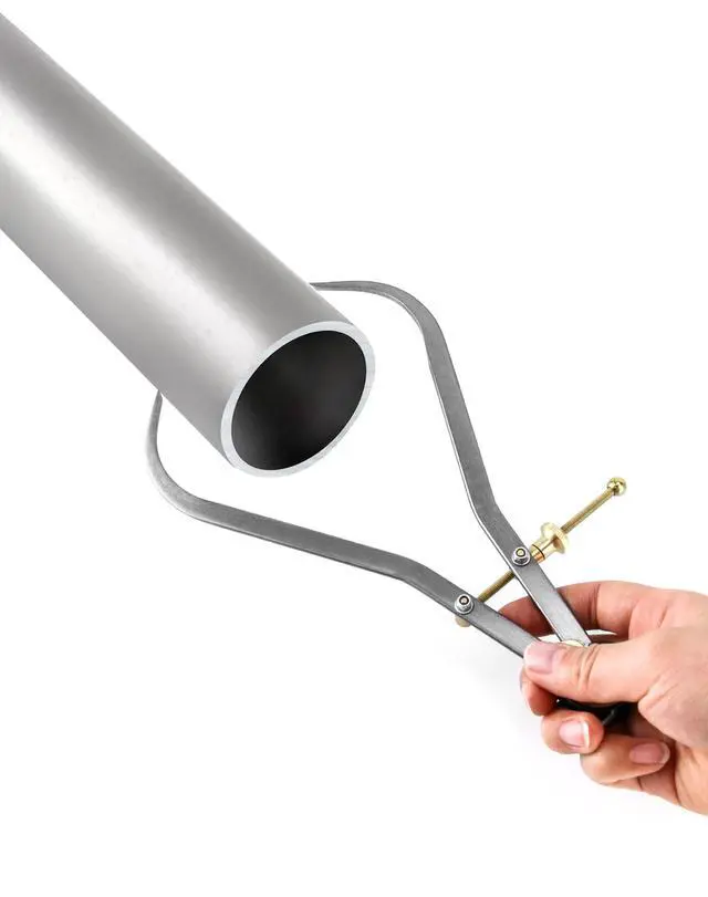 Alt view image 5 of 7 - Precision Spring Dividers Calipers, Nut Adjustment 8 Inch Jaw Capacity