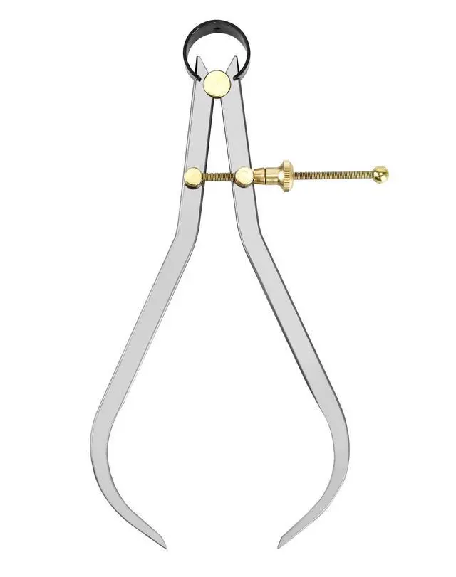 Alt view image 7 of 7 - Precision Spring Dividers Calipers, Nut Adjustment 8 Inch Jaw Capacity