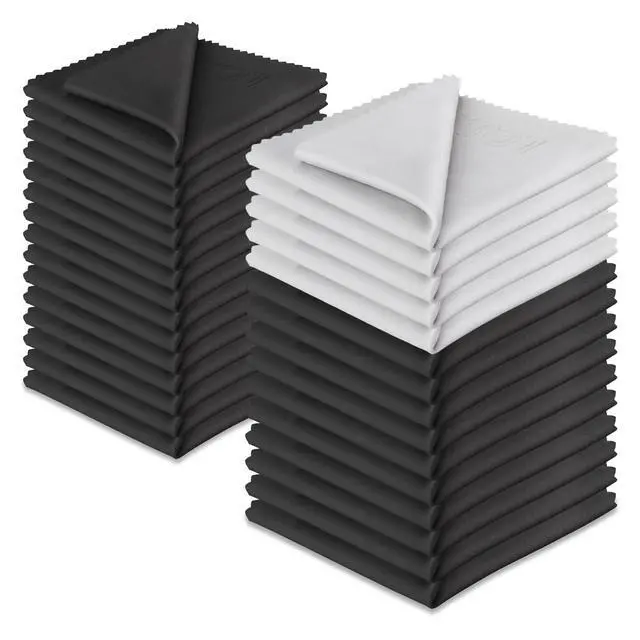 Main image of Glasses Cleaning Cloth 30 Pcs - 6*7in, Ultra Soft, Individually Wrapped, Streak-Free, Microfiber Eyeglass Cleaning Cloth for Eyeglass, Screen, Readers, Sunglasses, Laptops, Tablets, Phones Etc.