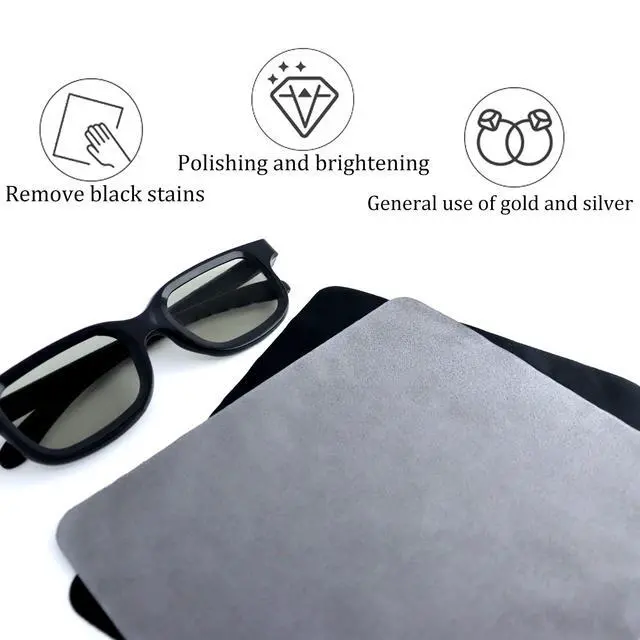 Alt view image 3 of 5 - 40 Pcs 6 x 7 Inch Multiple Colour Microfiber Cleaning Cloths Multicolor Glasses Cleaning Cloth for Eyeglasses, Camera Lens, Cell Phones, Laptops, LCD TV Screens and More Electronics