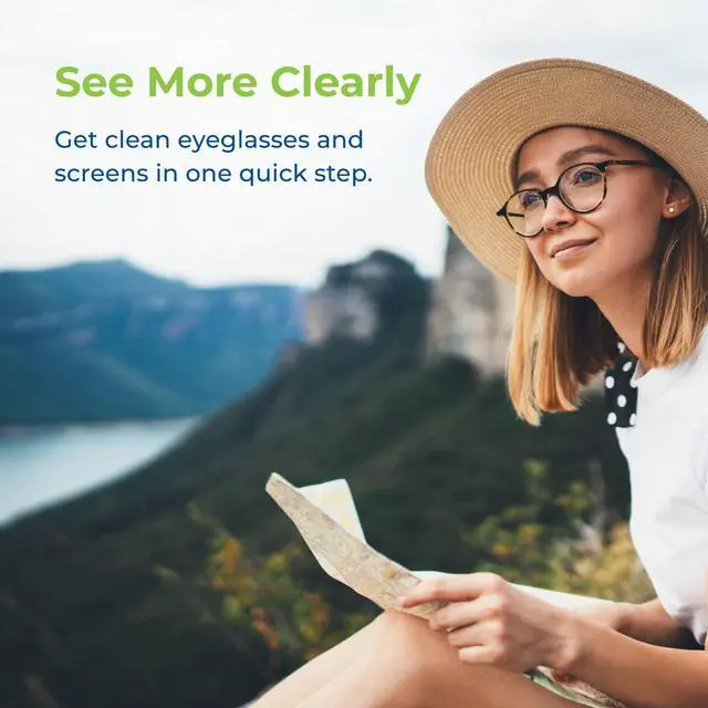 Alt view image 3 of 7 - Soft Lens Cleaning Soft Wipes, Premoistened, Individually Wrapped Packets - 80 Count | Quick Drying, Anti-Streak Formula| Eyeglass Cleaning Wipes | Eye Glass Cleaner and Cloths | Lens Wipes