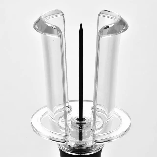 Alt view image 6 of 7 - Air Pressure Wine Bottle Opener Set Pump Wine Opener Kit, Vacuum Stopper, Aerator Pourer, Foil Cutter, Safe & Easy Cork Remover Keep Cork Intact for Gift, Ouvre Bouteille de Vin