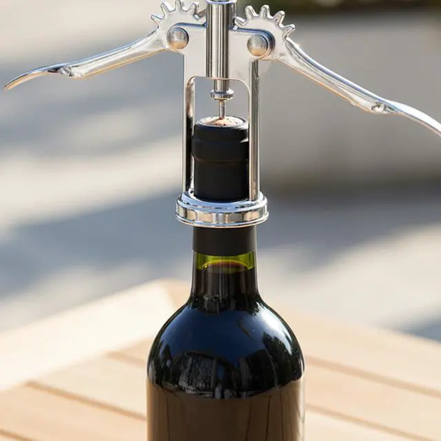 Alt view image 7 of 7 - Wine Opener Gift Set-Wing Corkscrew, Foil Cutter, Pourer and Wine Bottle Stopper Accessories Kit for Wine Lovers