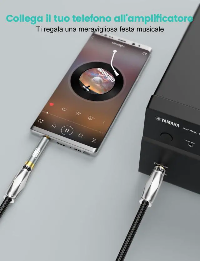 Alt view image 7 of 7 - 1/4'' to 3.5 mm Stereo Pure Copper Headphone Adapter, 3.5 mm(1/8'') Plug Male to 6.35 mm (1/4'') Jack Female Stereo Adapter for Headphone, Amp Adapter, Black 2-Pack