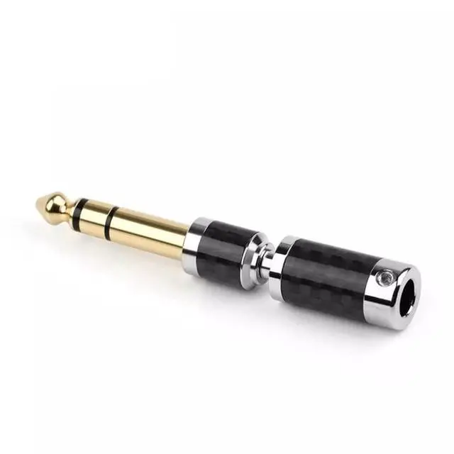 Alt view image 3 of 4 - HiFi 1/4'' Male to 1/8'' Female Stereo Headphone Adapter, Upgrade 6.35mm Stereo Male to 3.5mm Jack Stereo Plug Female Adapter (5 Pack)