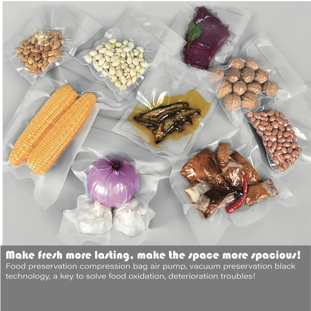 Alt view image 2 of 6 - Food Vacuum Sealing Bags - Food Storage Bags Compatible with Our Food Preservation Vacuum Sealer (10PCS)