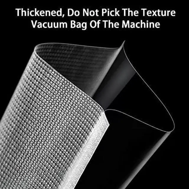 Alt view image 6 of 7 - Vacuum Sealer Bags, 8"*12" 50 Pcs Heavy Duty Pre-Cut Design Commercial Grade Food Sealable Bag for Heat Seal Food Storage, Boilsafe to 280°F Freezable, Great for Storage, Meal Prep and Sous