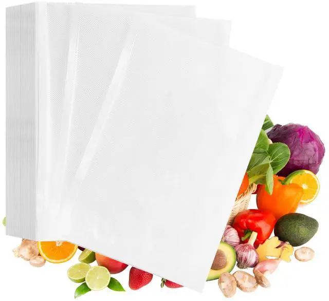Main image of Vacuum Sealer Bags for Food Saver, 100 Quart 4" x 6" Commercial Grade PreCut Bag, Food Vac Bags for Storage, Meal Prep or Sous Vide