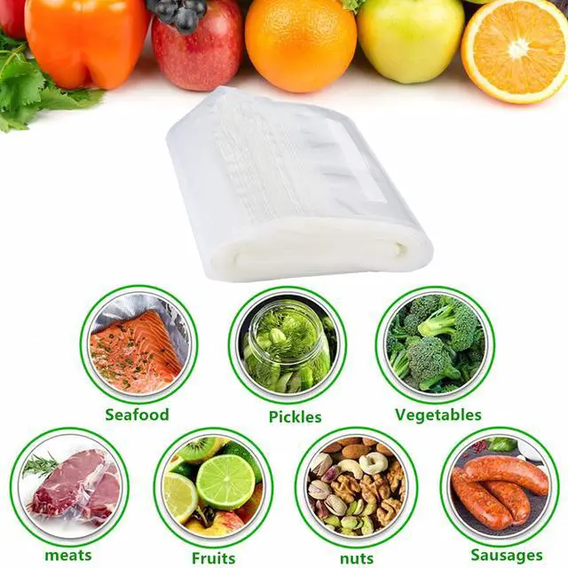 Alt view image 7 of 7 - Vacuum Sealer Bags for Food Saver, 100 Quart 4" x 6" Commercial Grade PreCut Bag, Food Vac Bags for Storage, Meal Prep or Sous Vide