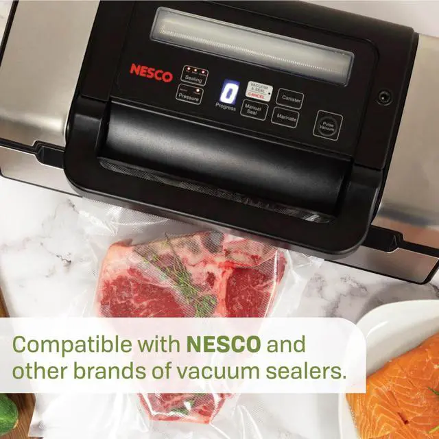Alt view image 6 of 7 - VS-05B 8" x 12" Bags, Compatible Vacuum sealers and Other Brands, Dishwasher Safe, Tear Resistant, Safe to Microwave, Boil, or Freeze