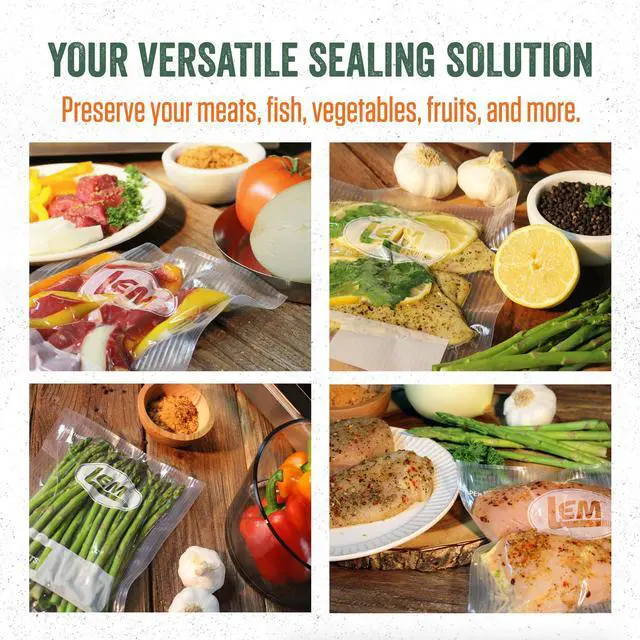 Alt view image 5 of 7 - Products Quart Zipper Top Vacuum Sealer Bags, 8 x 12 Inches, Compatible with Most Major Vacuum Sealer Brands, 18 Count