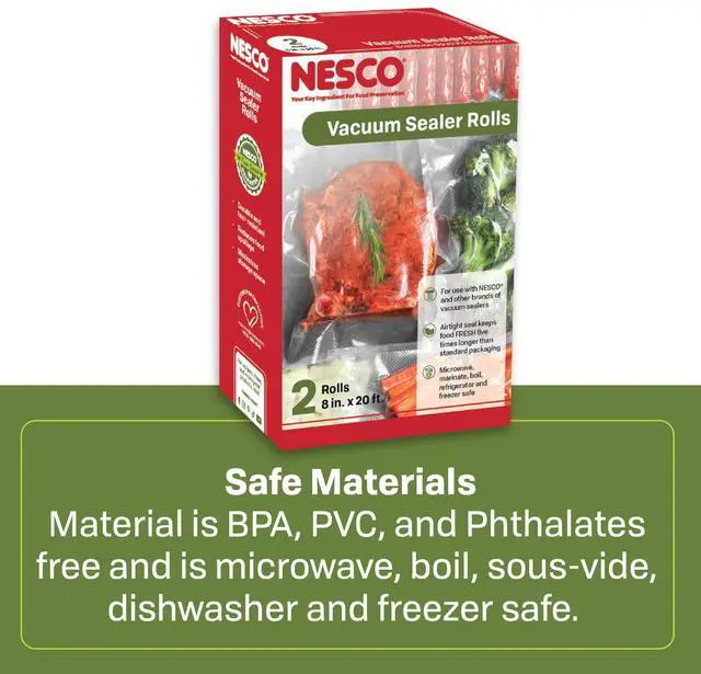 Alt view image 3 of 7 - VS-03R Vacuum Sealer Bags for Home Food Storage, LiquidFriendly Bags Safe for Microwave and SousVide Cooking