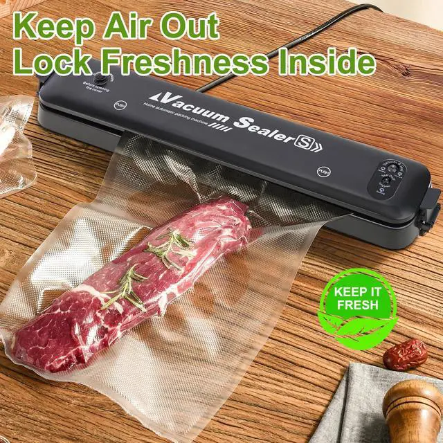 Alt view image 3 of 6 - 100 Single-Ply Vacuum Sealer Bags (8"x12" Quart) Pre-Separated, Commercial Grade, BPA Free for Food Storage, Sous Vide & Meal Prep 1 Pack (100 Count)