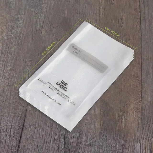 Alt view image 7 of 7 - Vacuum Sealer Bags 100 Pint 6x10 Inch for Food Saver, Seal a Meal, Weston. Commercial Grade, BPA Free, Heavy Duty, Great for vac storage, Meal Prep or sous vide