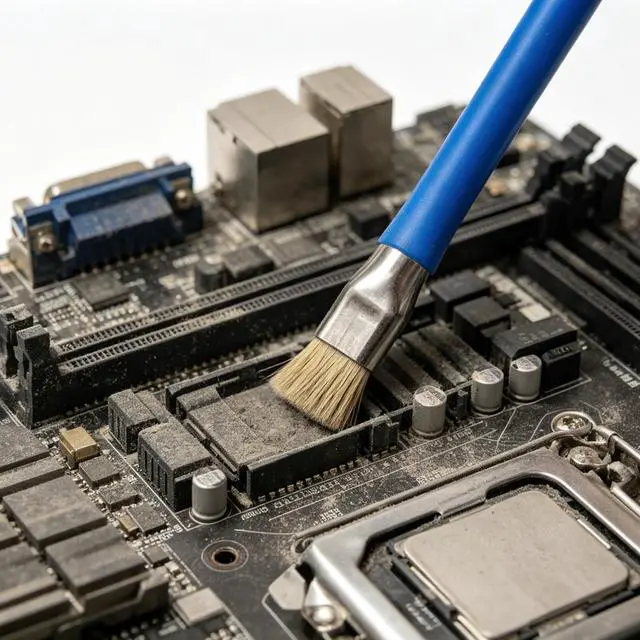Alt view image 6 of 7 - Solder Wick Braid, 20Ft Length Desoldering Wicks and PCB Cleaning Brush