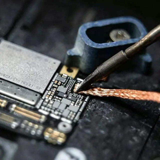 Alt view image 7 of 7 - Solder Wick Braid, 20Ft Length Desoldering Wicks and PCB Cleaning Brush