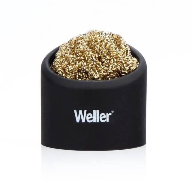 Main image of Soldering Brass Sponge Tip Cleaner with Silicone Holder | WLACCBSH-02