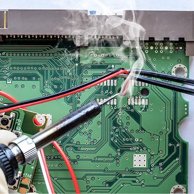 Alt view image 7 of 7 - Solder Core Wire and Rosin Paste Flux Kit Tin Lead Rosin Core Solder Wire & Rosin Paste Flux for Electrical Soldering 60-40 (0.8mm, 50g)