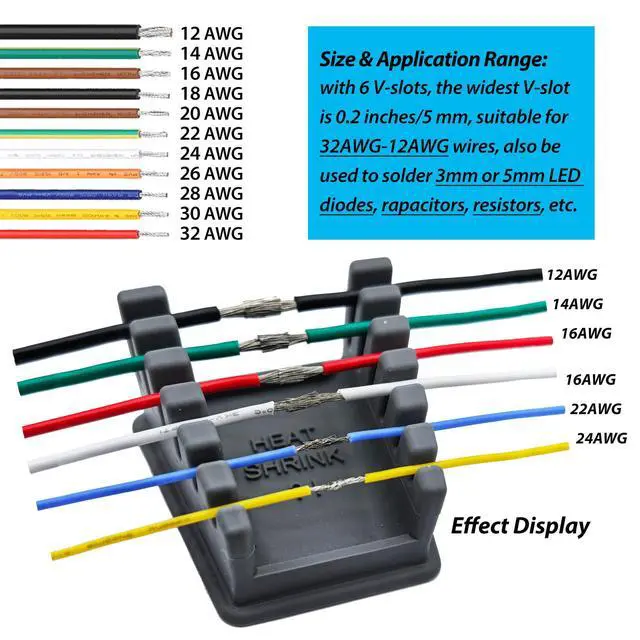 Alt view image 3 of 7 - Upgraded Silicone Soldering Station with Solder Tip Cleaner, Soldering Helping Hands, Soldering Tools Kit Including 1Pcs Iron Cleaner, 5Pcs Cleaning Sponges and 1Pcs Soldering Stand(Grey)