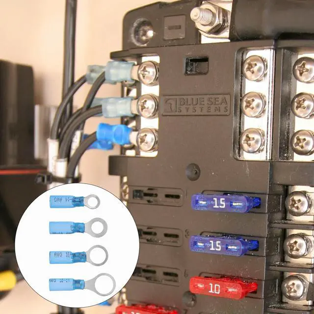 Alt view image 7 of 7 - Heat Shrink Wire Connectors Kit, 320 pcs, Ring Fork Spade Butt Splices, Electrical Connectors Kit