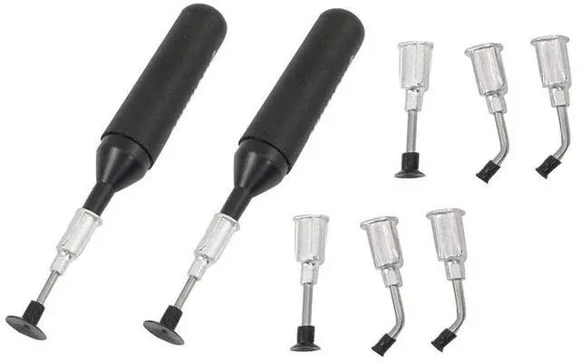 Main image of Pack of 2 Vacuum Sucking Pen Pick up Tool Kit with Suction Tips and Suction Cups for IC SMD Precision Component Placement