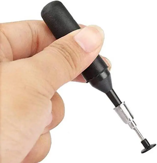 Alt view image 2 of 2 - Pack of 2 Vacuum Sucking Pen Pick up Tool Kit with Suction Tips and Suction Cups for IC SMD Precision Component Placement