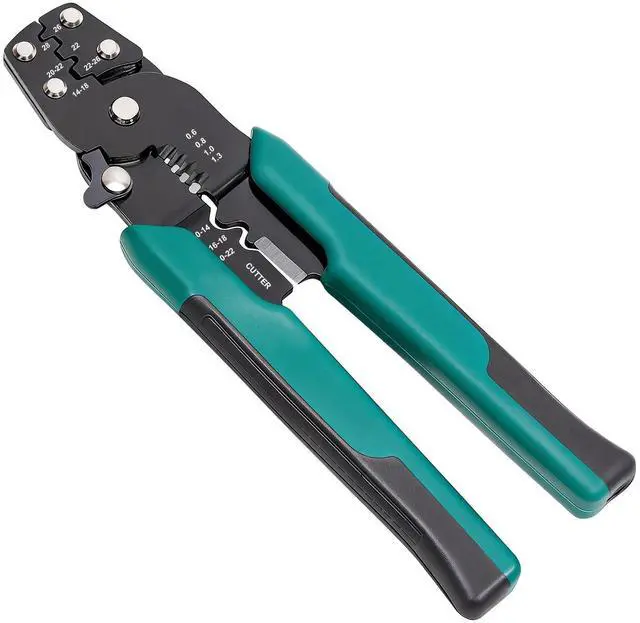 Main image of Wire Crimper for Insulated/Bare/Heat Shrink Connectors 10-22 AWG, 3rd Generation Wire Crimping Tool, Multifunctional Crimpers for Crimping, Stripping, and Cutting