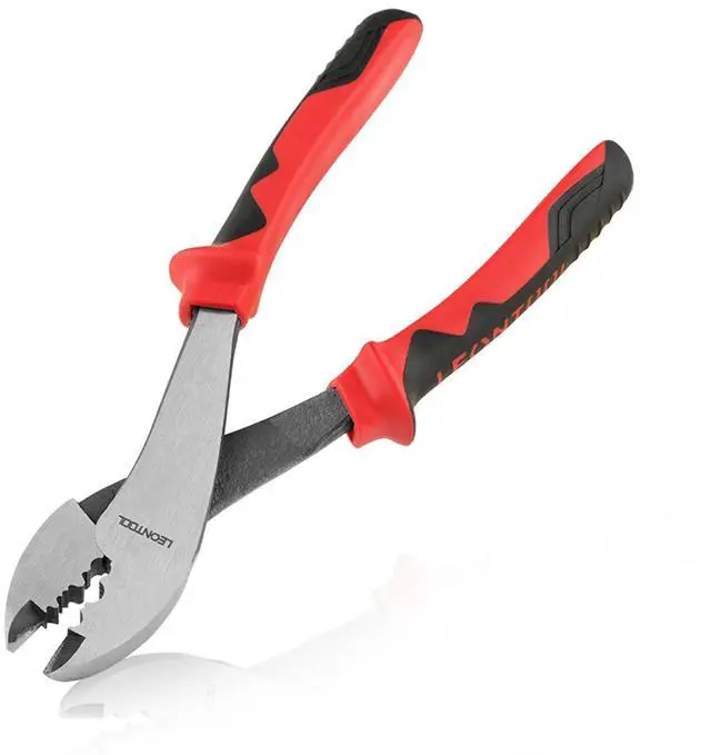 Main image of Electrician's Terminal Crimp Pliers with Cutter Wire Crimping Tools Electrical Pliers with TPR Handle Crimping and Cutting Tool for 10 to 22 AWG Terminals and Connectors