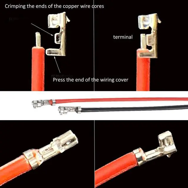 Alt view image 6 of 7 - 460PCS JST-XH Connector Kit 2.54mm Pitch, 2/3/4/5/6 Pin Male & Female Housing with Male Housing Adapter Plug Terminal
