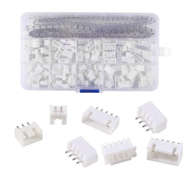 Alt view image 3 of 4 - 560PCS for JST Connector Kit for JST-XHP 2/3/4/5 Pin Housing Female and Male Connector Plug, Adapter Cable Connector 2.54mm Male Female Pin Terminal Connector Crimp DIP Kit(2.54mm)